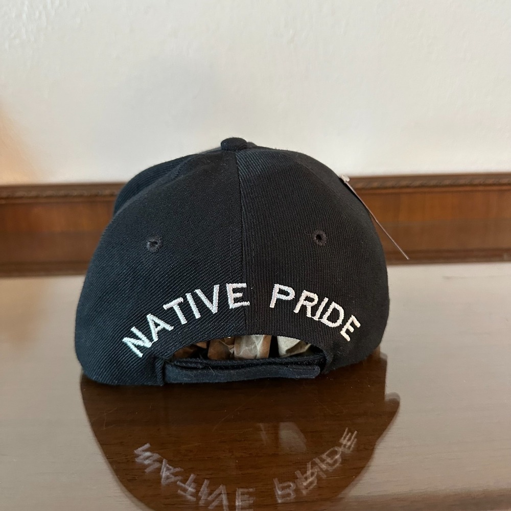 Native Pride Indian American Chief Feathers Baseball Cap Hat - Picture 4 of 5